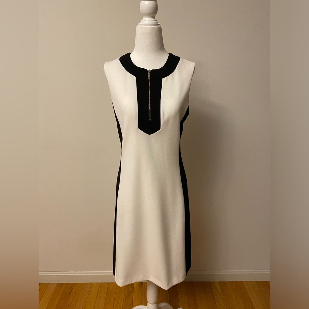 Tommy Hilfiger: Black White Shift Dress Size 4
